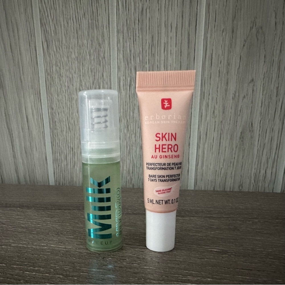 Milk Hydro Grip Primer Erborian Skin Hero Au Ginseng Bare Skin Perfetor Travel